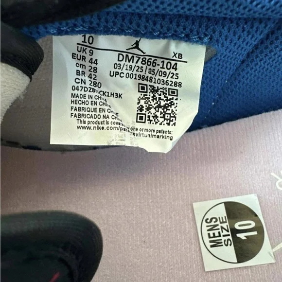 Jordan 1 Retro Low OG SP Fragment x Travis Scott (Sail/blue) - Picture 10 of 13